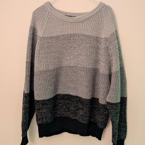 Vintage Barnaby Gradient Color Block Sweater